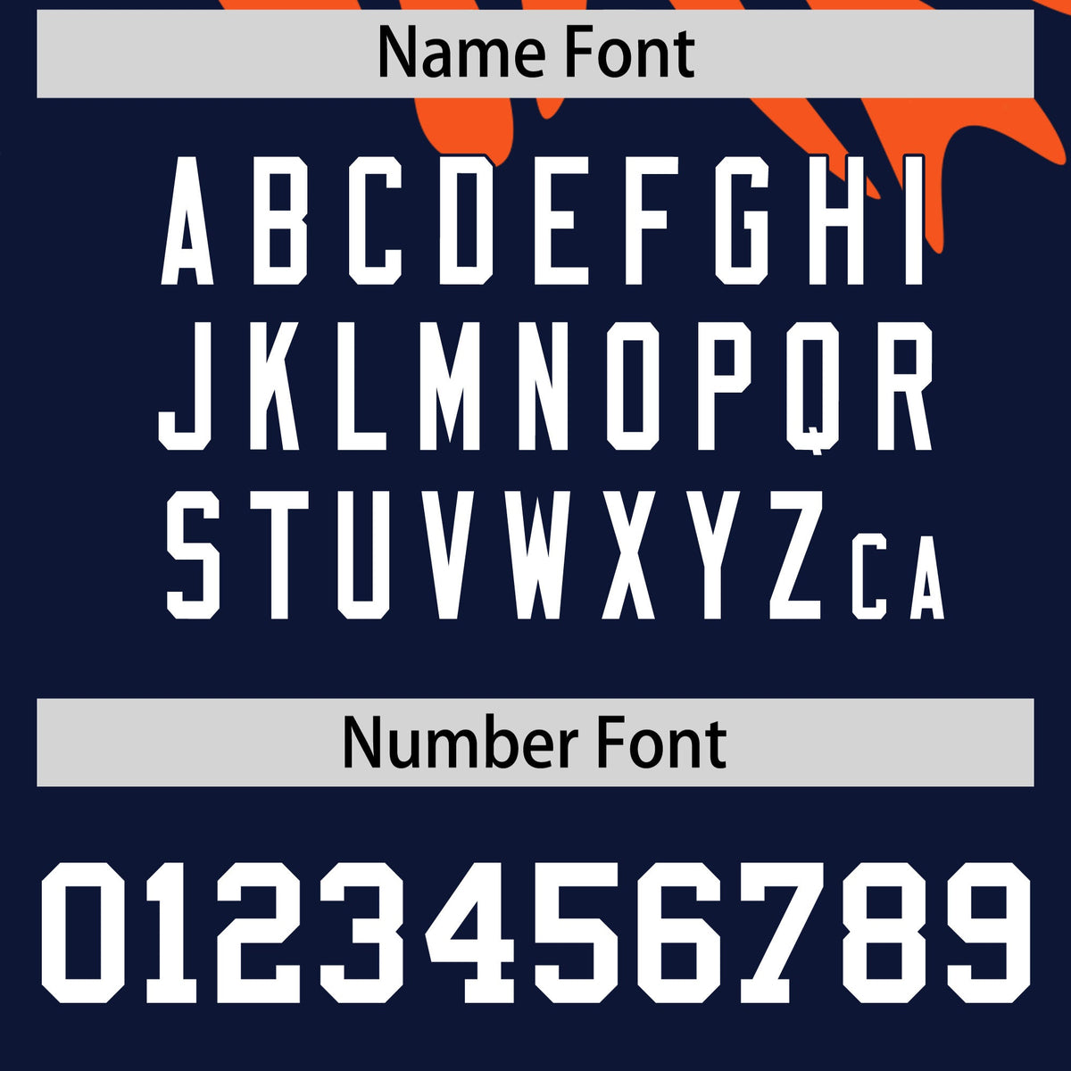 Custom Orange Navy Leopard Print Pullover Sweatshirt Hoodie| KXKSHOP