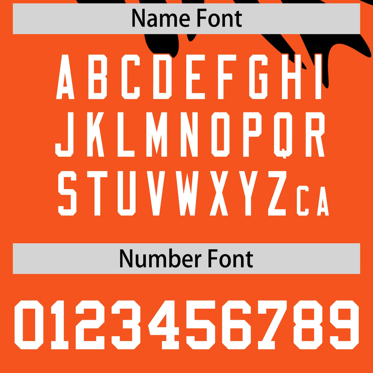 Custom Black Orange Leopard Print Pullover Sweatshirt Hoodie| KXKSHOP