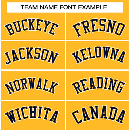 Custom Gold Navy-Gold Raglan Sleeves Stitched Sportwear Pullover Hoodie