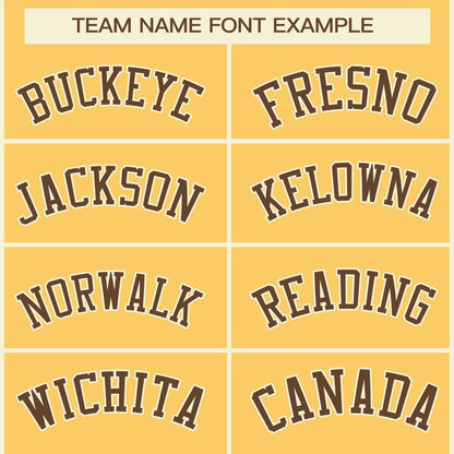 Custom Stitched Yellow Cream-Light Brown Raglan Sleeves Sports Full-Zip Sweatshirt Hoodie