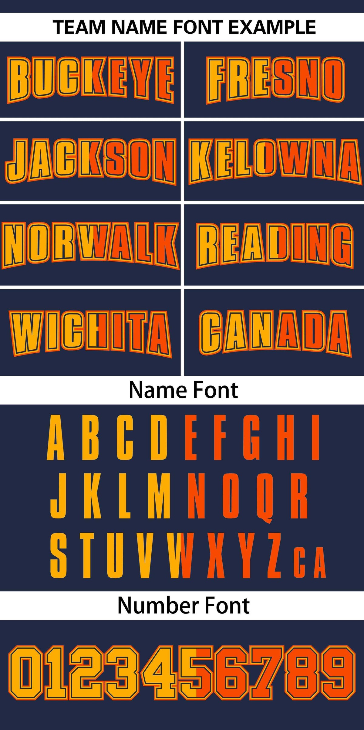 Custom Stitched Navy Yellow-Orange Cotton Pullover Sweatshirt Hoodie