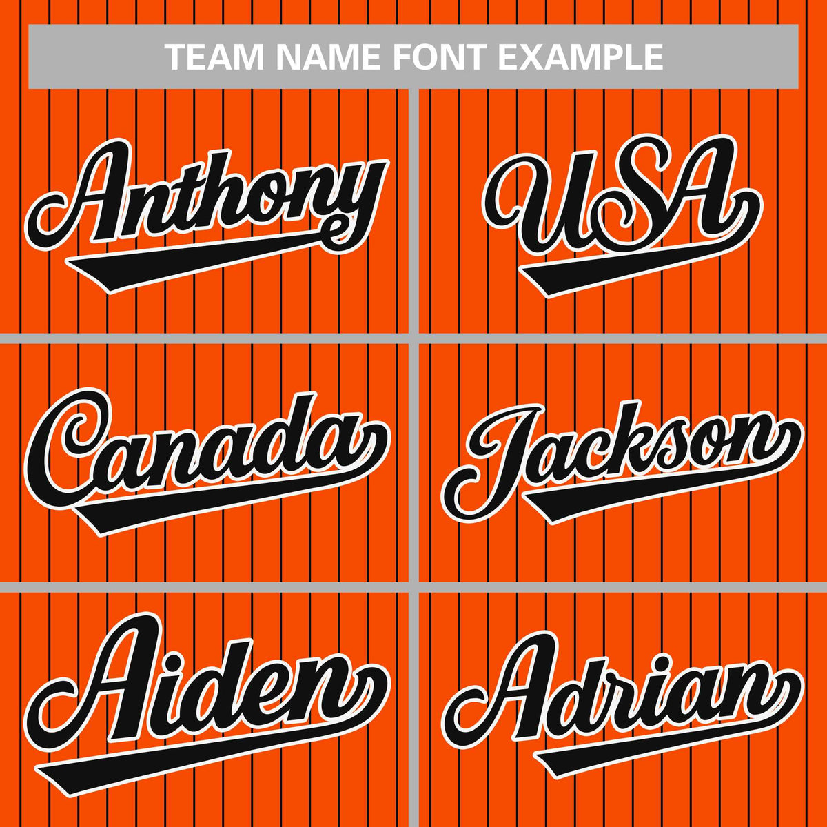 custom pin stripe baseball jerseys size chart