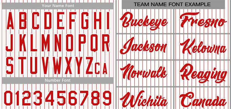 Custom White Red Stripe Fashion Authentic Baseball Jersey