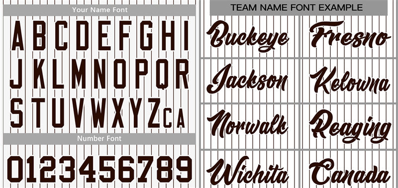 Custom White Brown Stripe Fashion Authentic Baseball Jersey