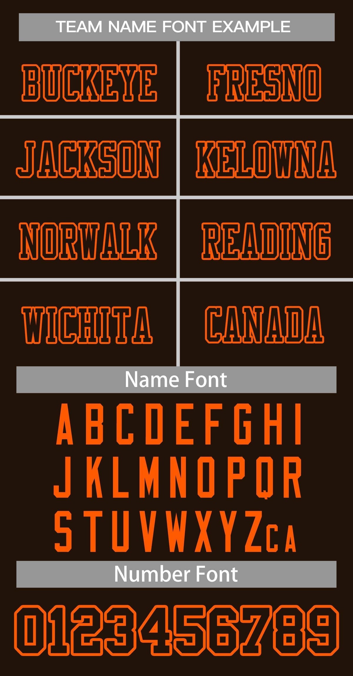 Custom Brown Black-Orange Classic Style Authentic Football Jersey