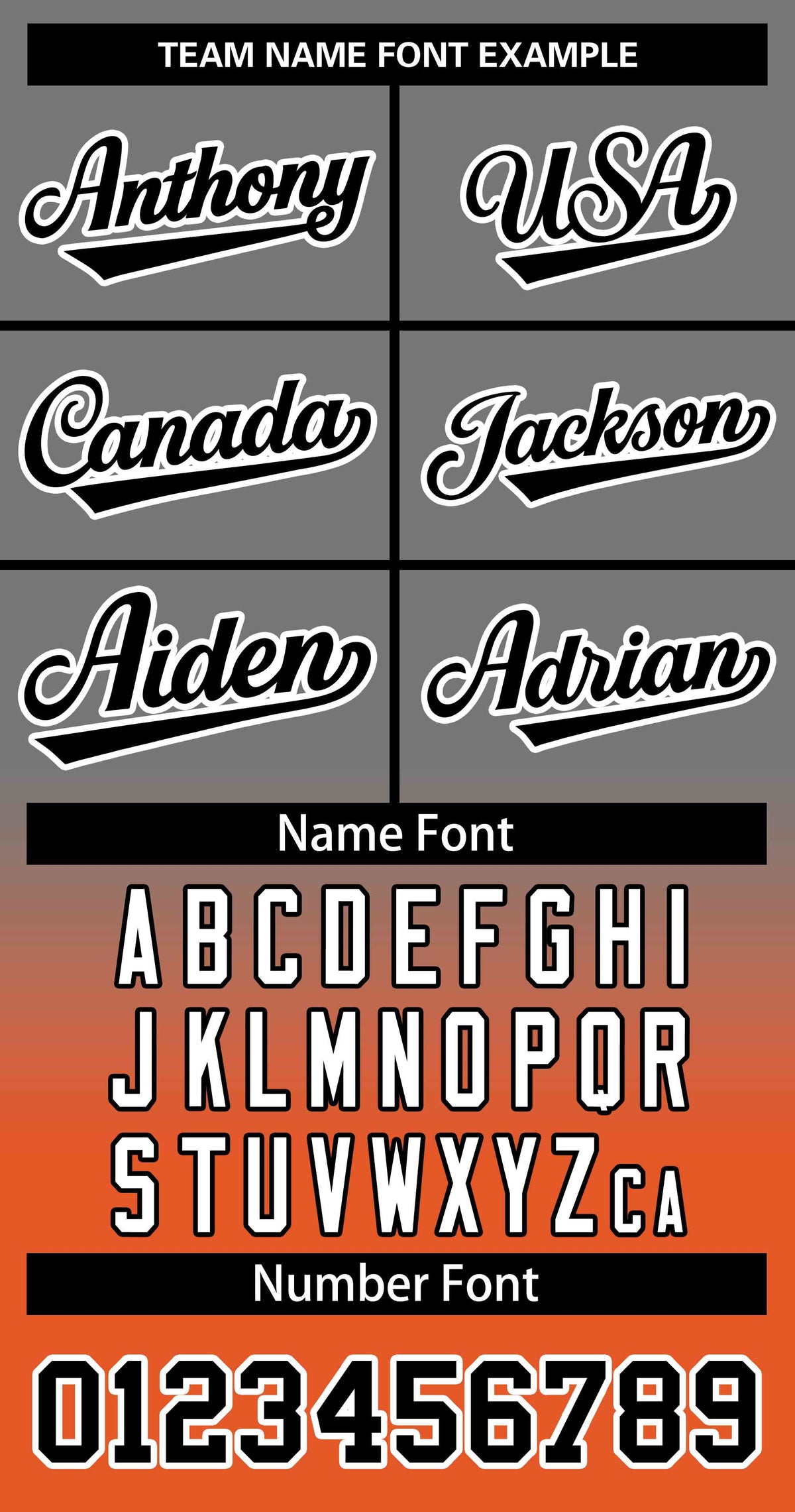 Custom Gray Orange Black-White Gradient Fashion Authentic Two-Button Baseball Jersey