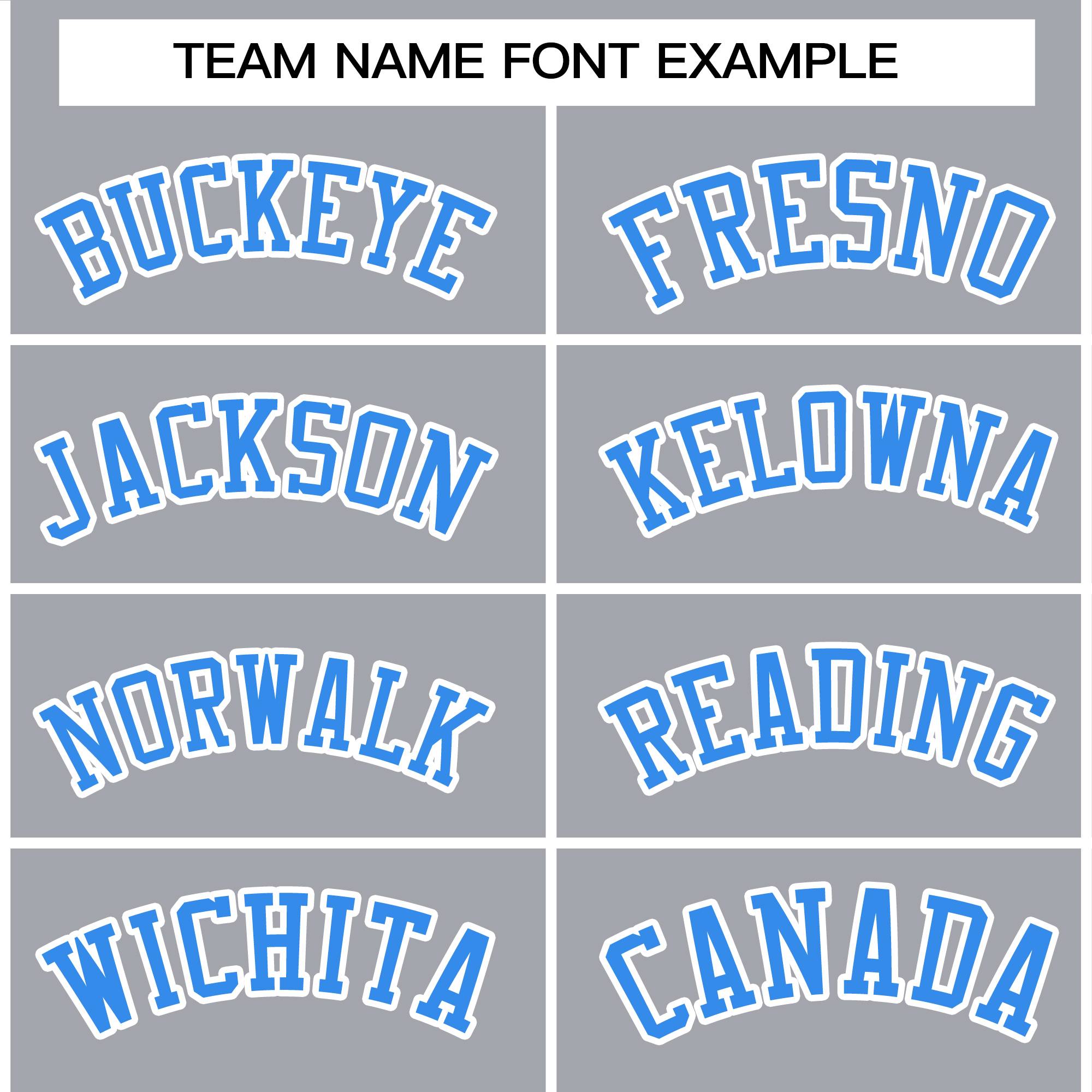 Custom Gray Powder Blue-White Raglan Sleeves Varsity Full-Snap Letterman Jacket
