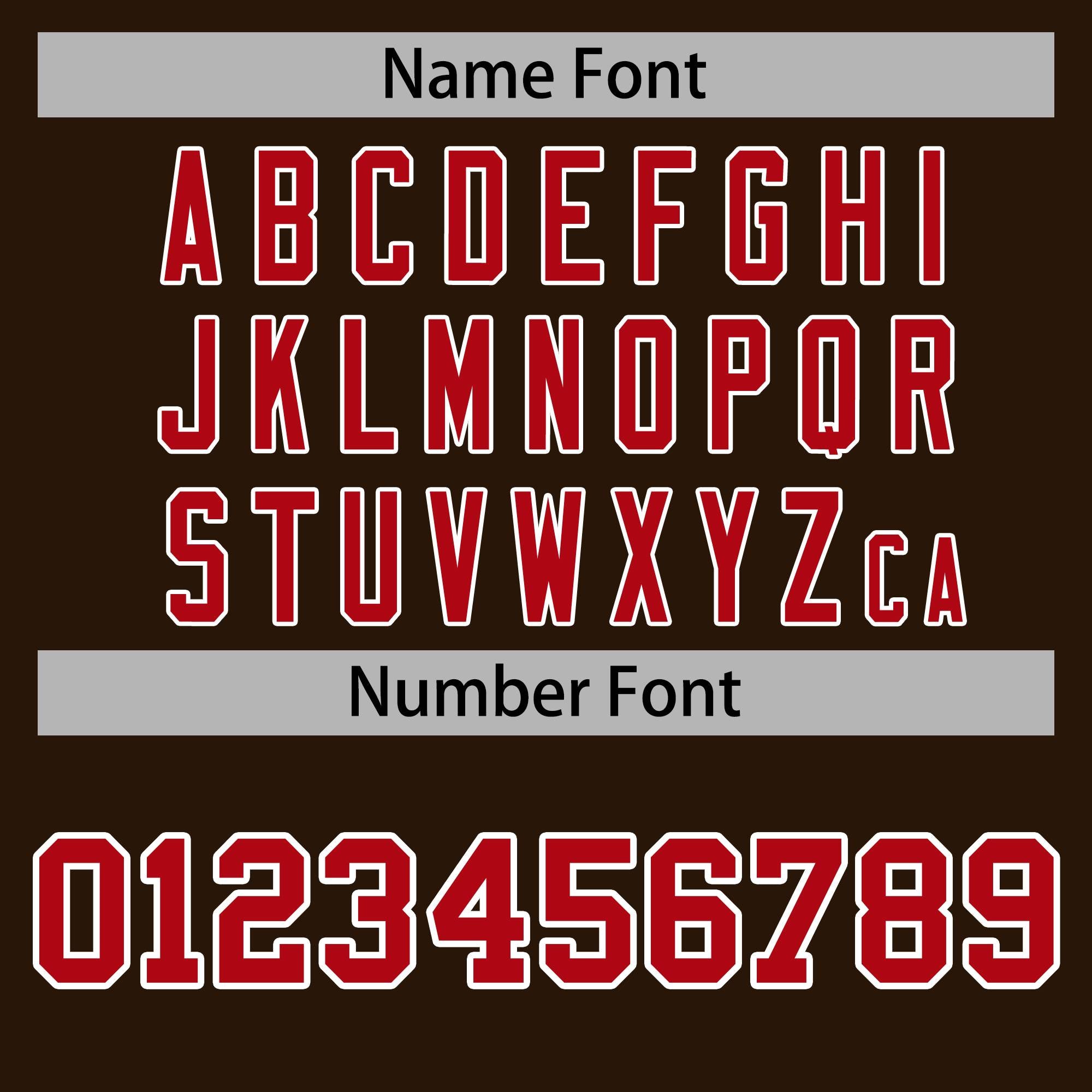 Custom Brown Red-White Classic Style Varsity Full-Snap Letterman Jacket