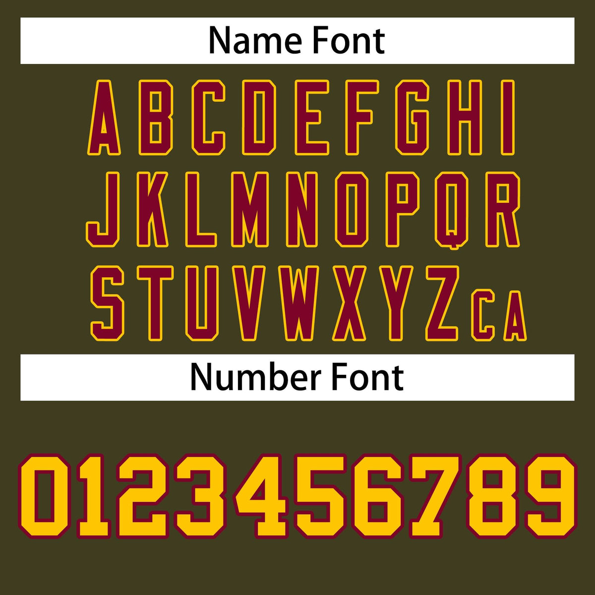 Custom Olive Crimson-Gold Classic Style Varsity Full-Snap Letterman Jacket