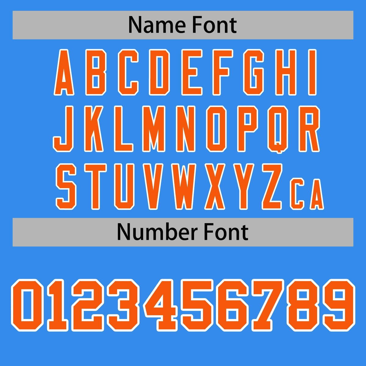 Custom Powder Blue Orange-White Classic Style Varsity Full-Snap Letterman Jacket