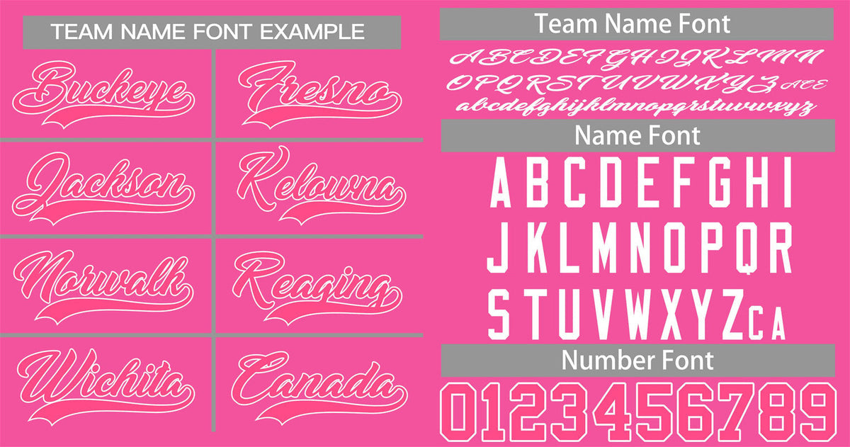 Custom Pink White-Gray Classic Style Authentic Baseball Jersey