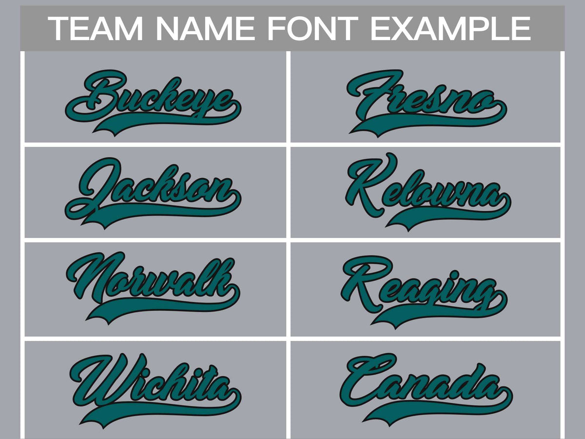 Custom Gray Aqua-Black Classic Style Hockey Jersey