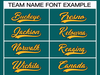 Custom Aqua Gold-Navy Classic Style Hockey Jersey