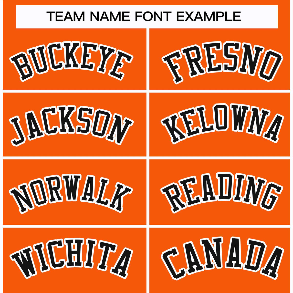 Custom Orange Black-White Classic Style Hockey Jersey