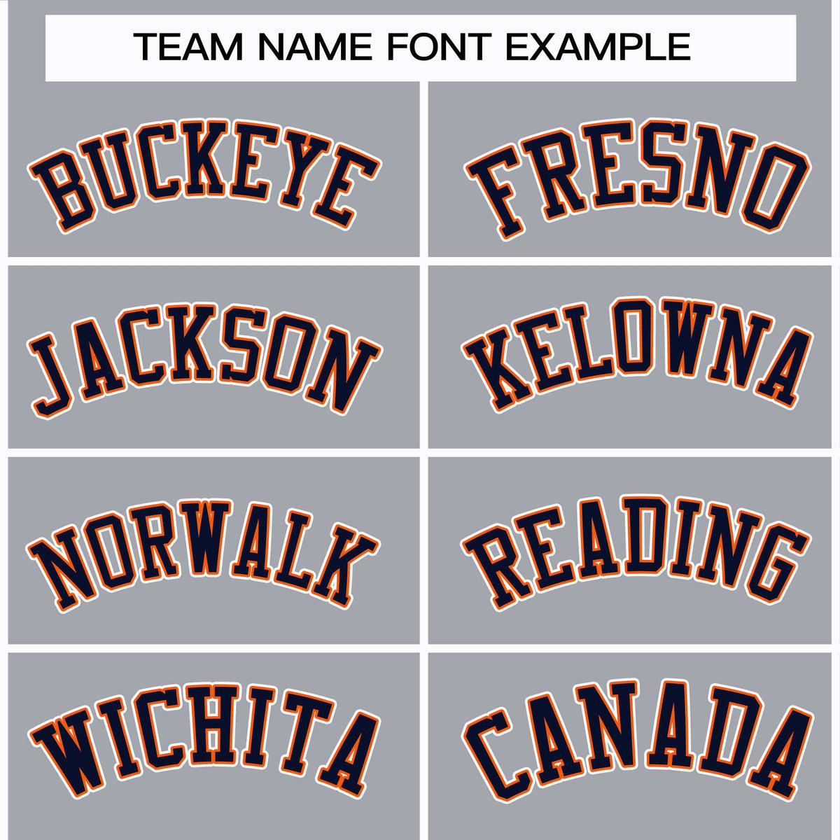 Custom Gray Navy Orange-White Classic Style Hockey Jersey