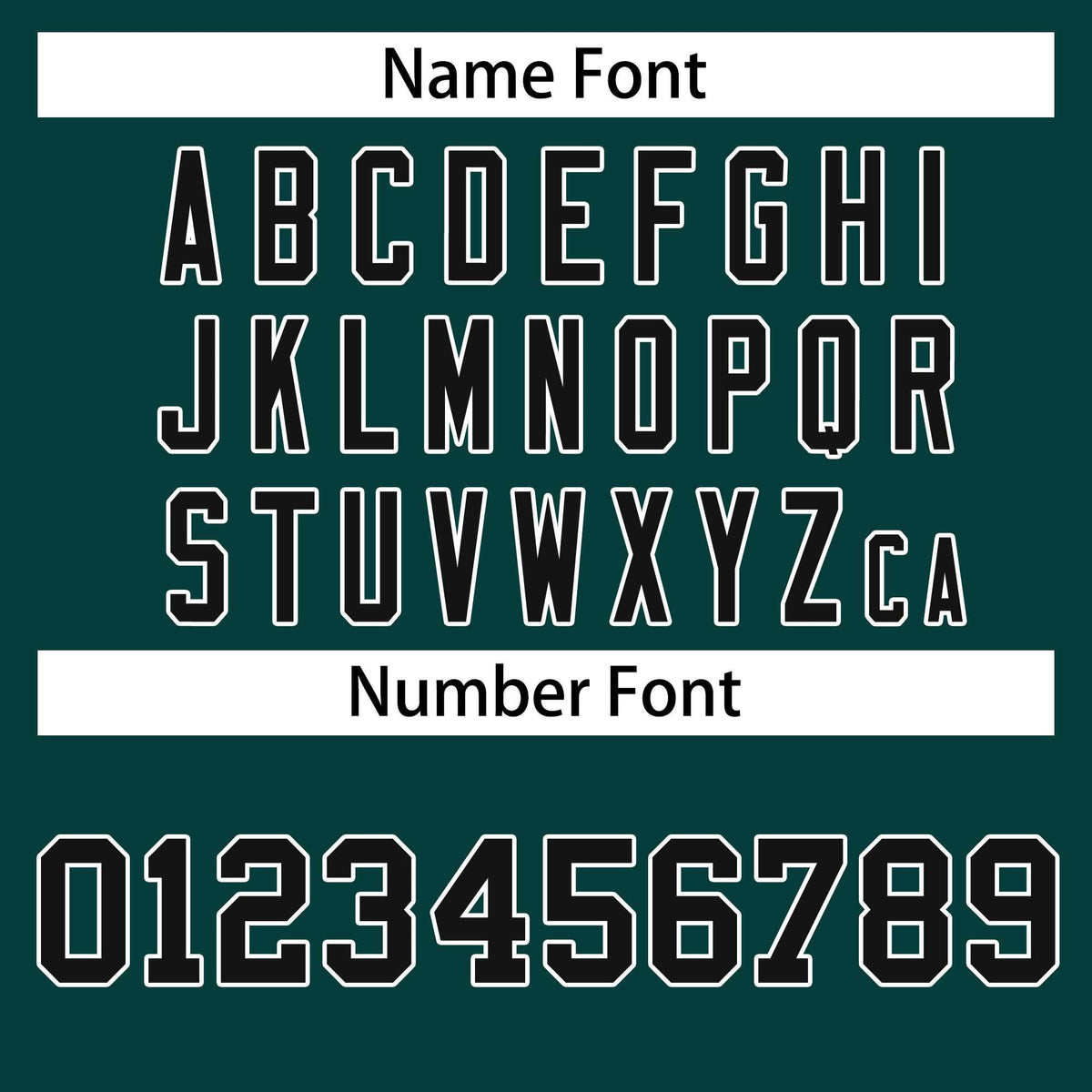 Custom Midnight Green Black-White Classic Style Hockey Jersey