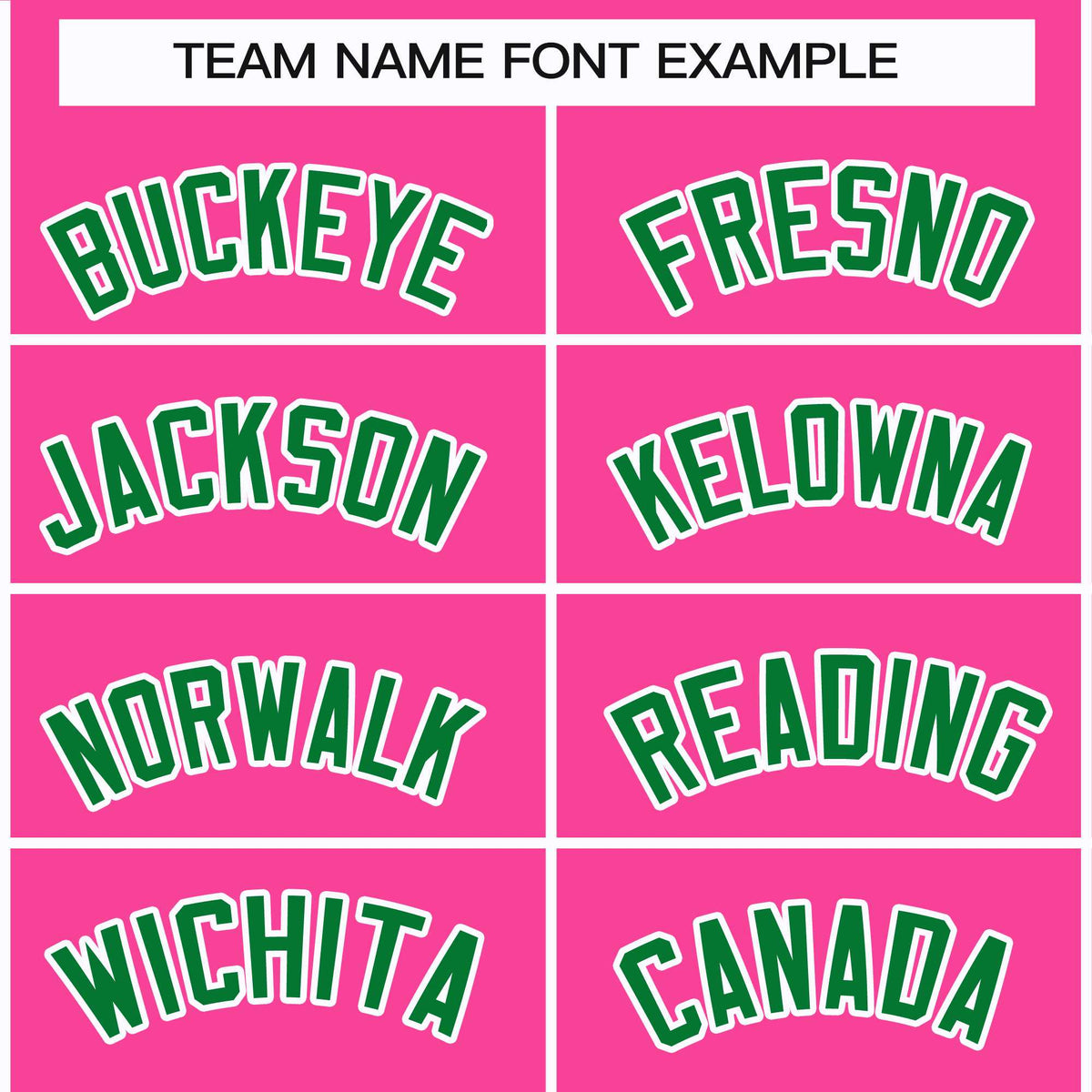 Custom Pink Kelly Green-White Classic Style Hockey Jersey