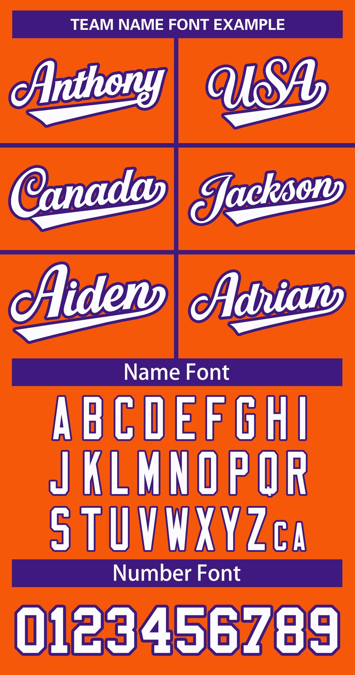 Custom Orange White-Purple Classic Style Hockey Jersey