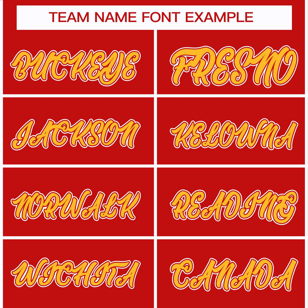 Custom Red Gold Red-White Classic Style Hockey Jersey