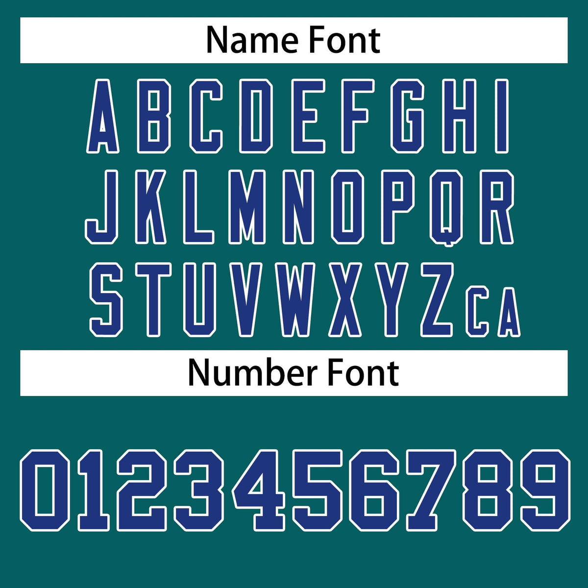 Custom Teal Royal-White Classic Style Hockey Jersey