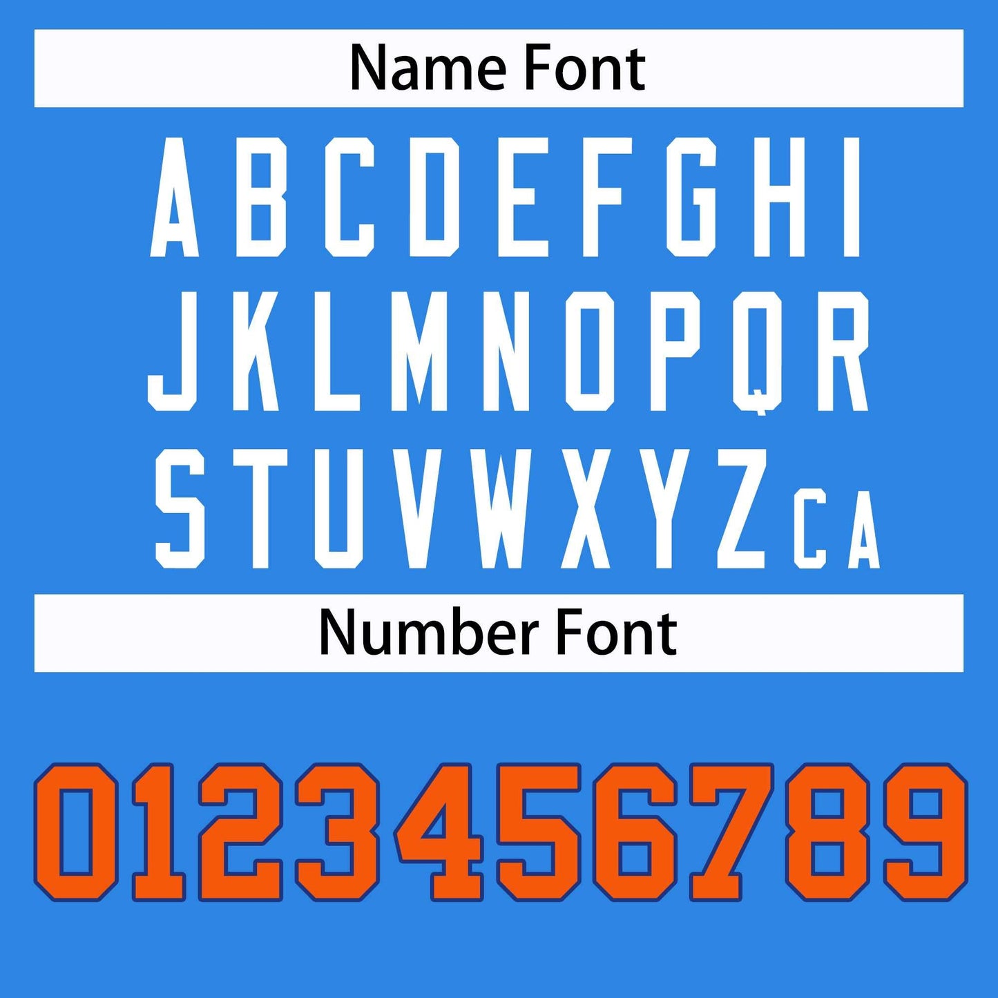 Custom Powder Blue Orange-Royal Classic Style Hockey Jersey