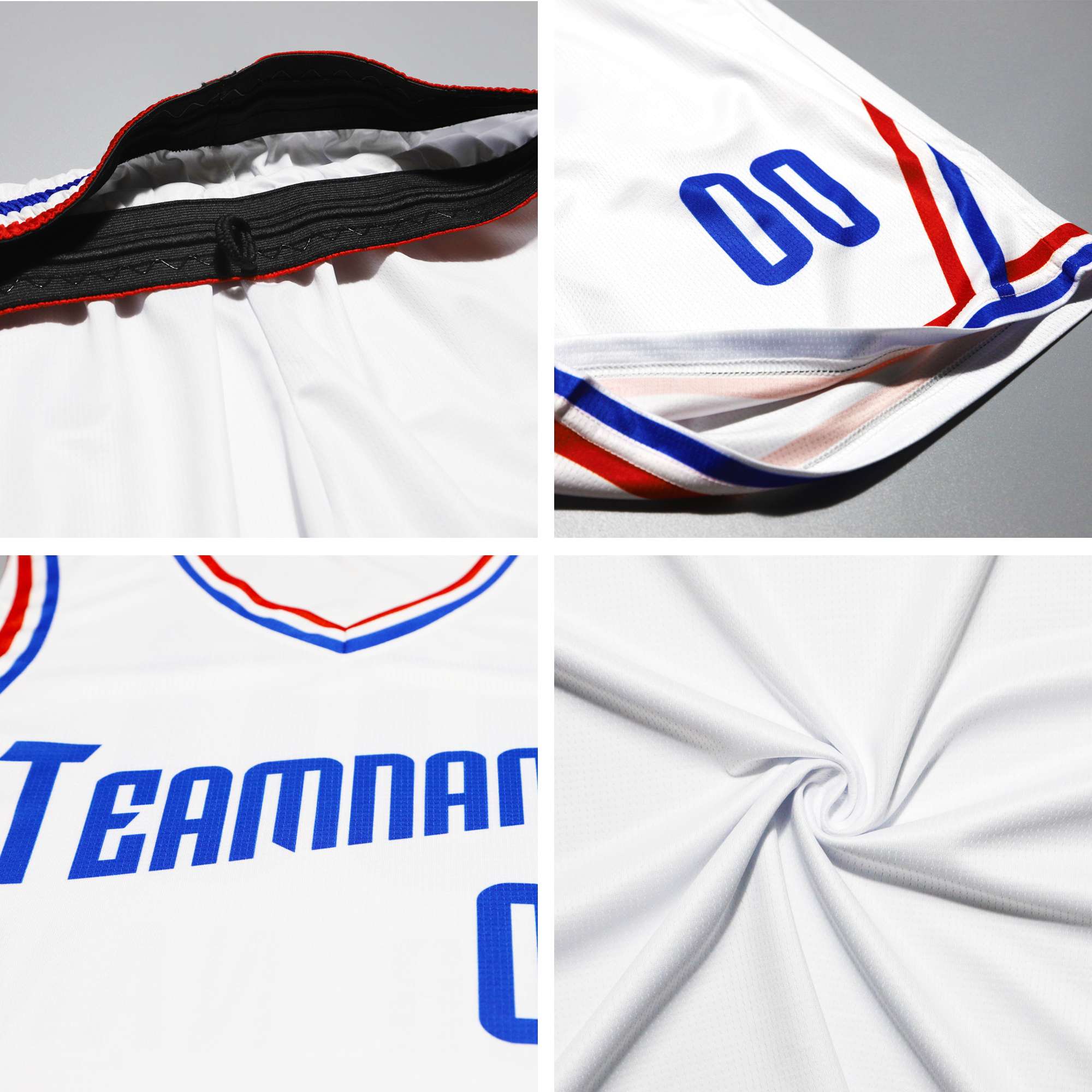 Custom White Purple Double Side Sets Design Sportswear Basketball Jersey
