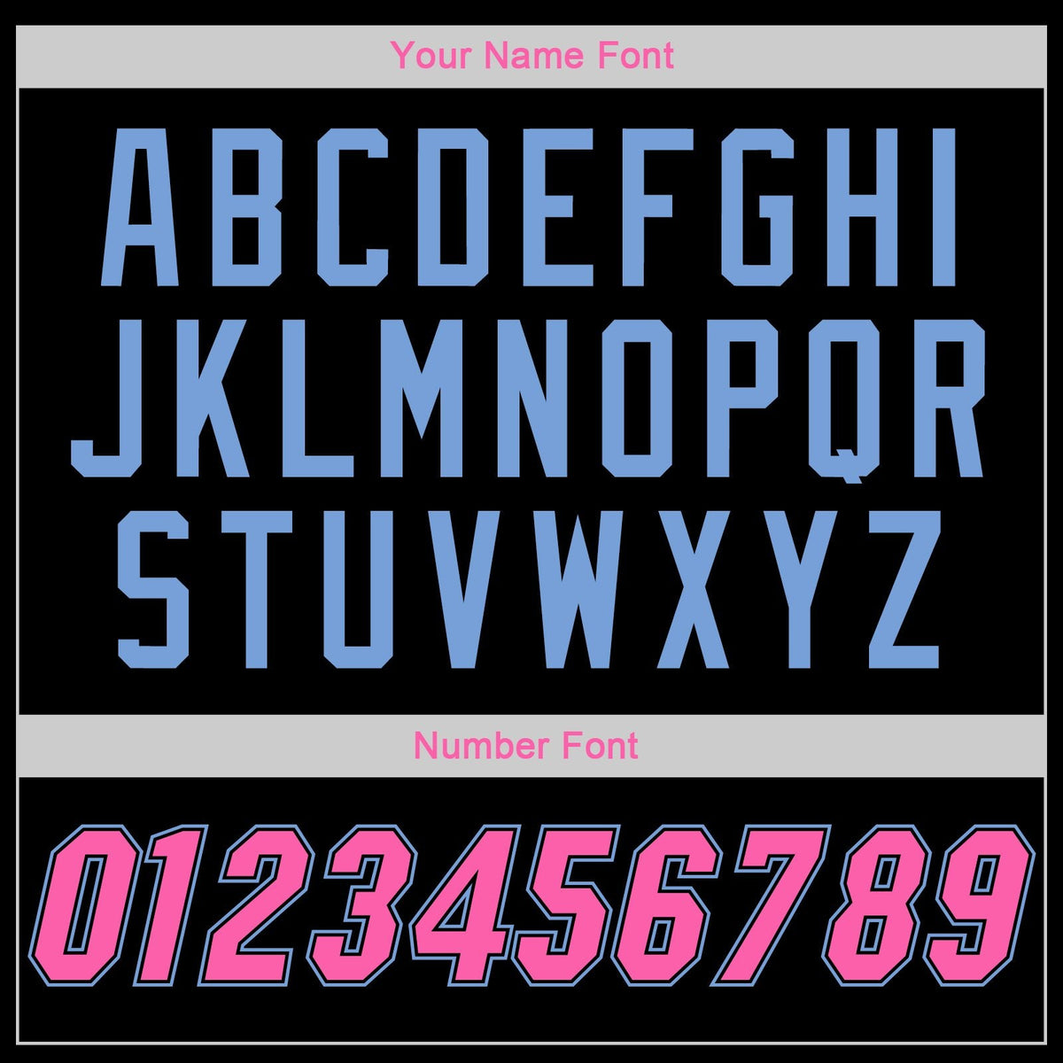 Custom Black Pink-Light Blue Classic Style Uniform Pullover Fashion Hoodie