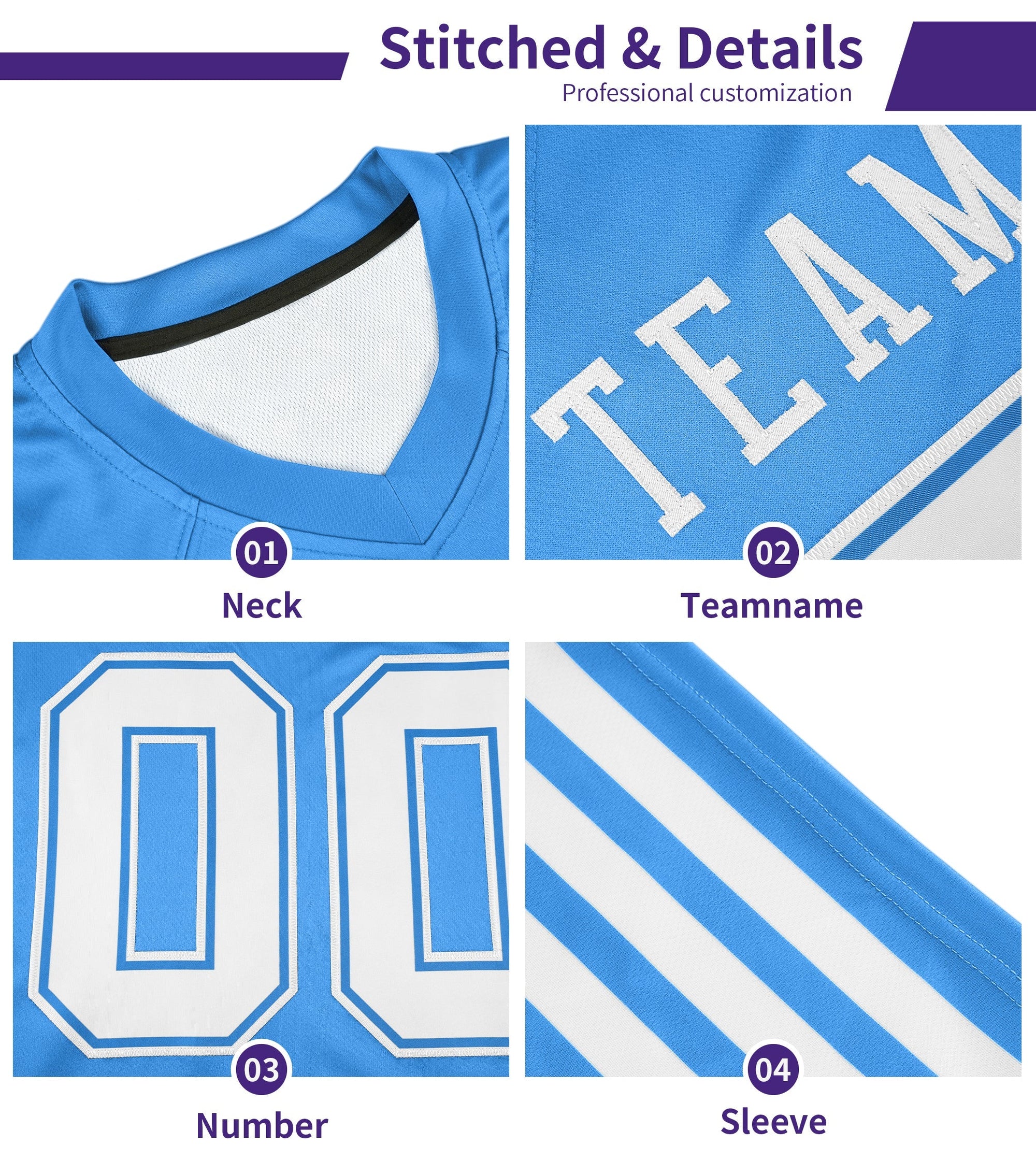 Custom Aqua Orange Personalized Shoulder Star Pattern Authentic American Football Jersey