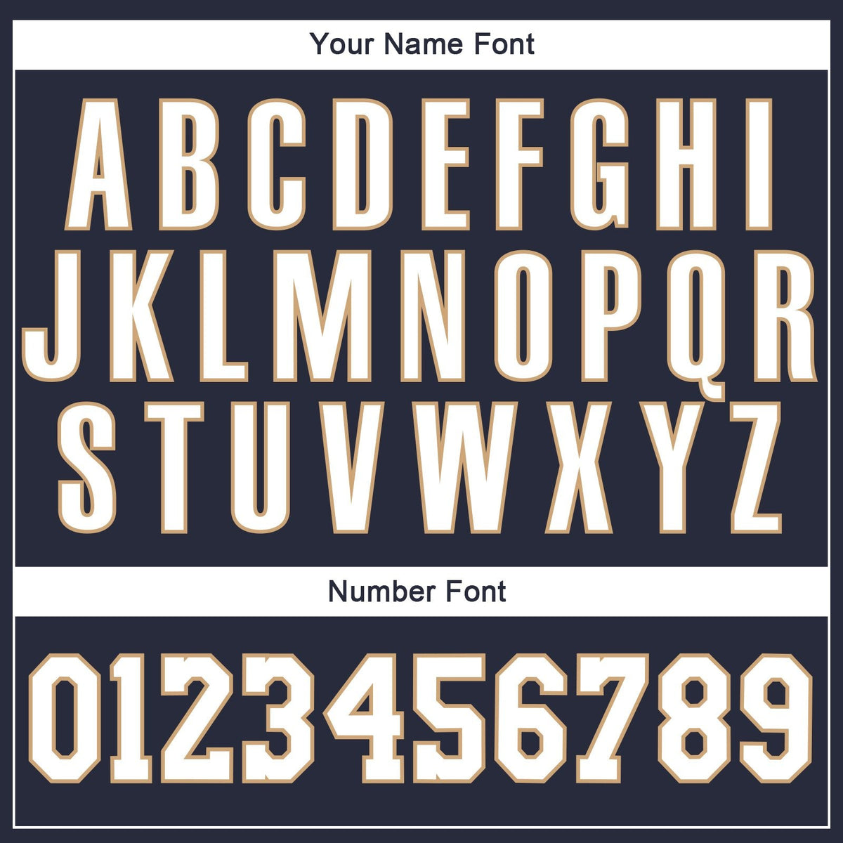 Custom Navy White-Old Gold Classic Style Uniform Pullover Fashion Hoodie