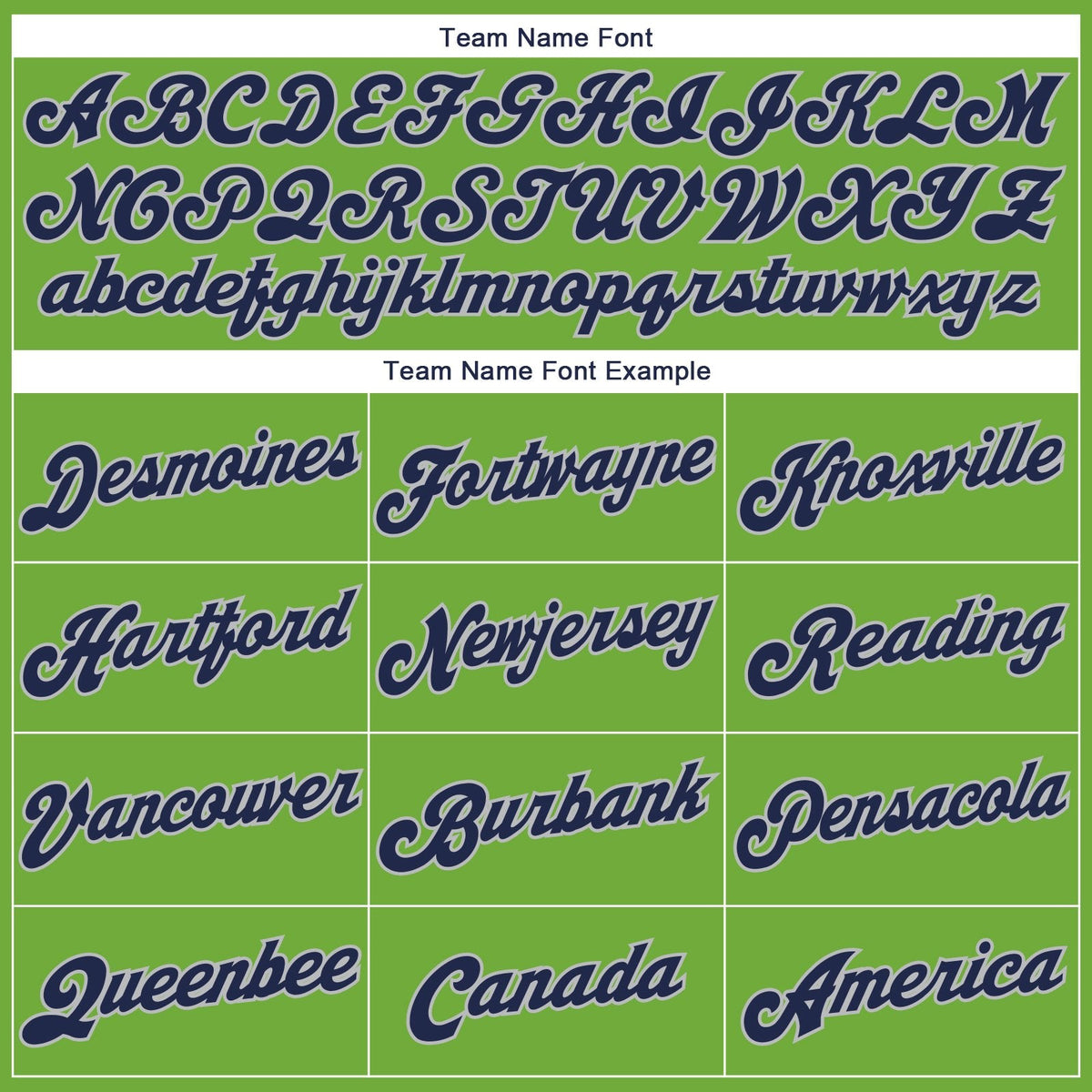 Custom Neon Green Navy-Gray Classic Style Uniform Pullover Fashion Hoodie