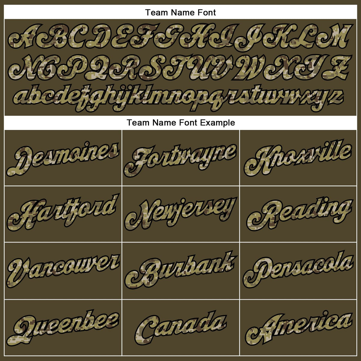 Custom Olive Camo-Black Classic Style Uniform Pullover Fashion Hoodie