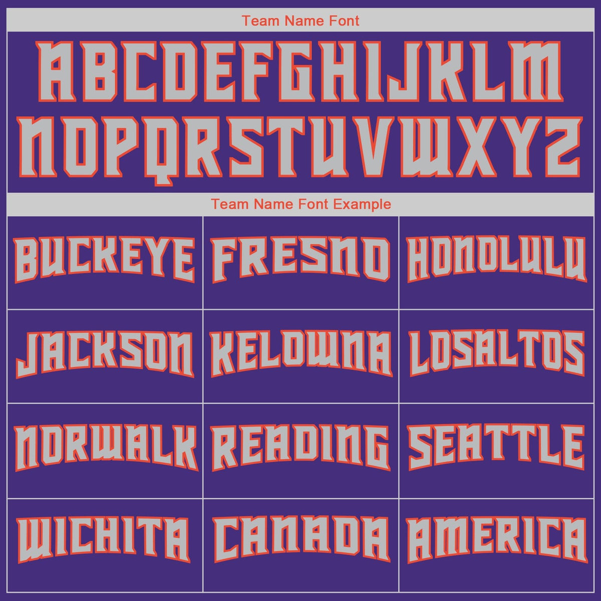 Custom Purple Orange-Gray Classic Style Uniform Pullover Fashion Hoodie