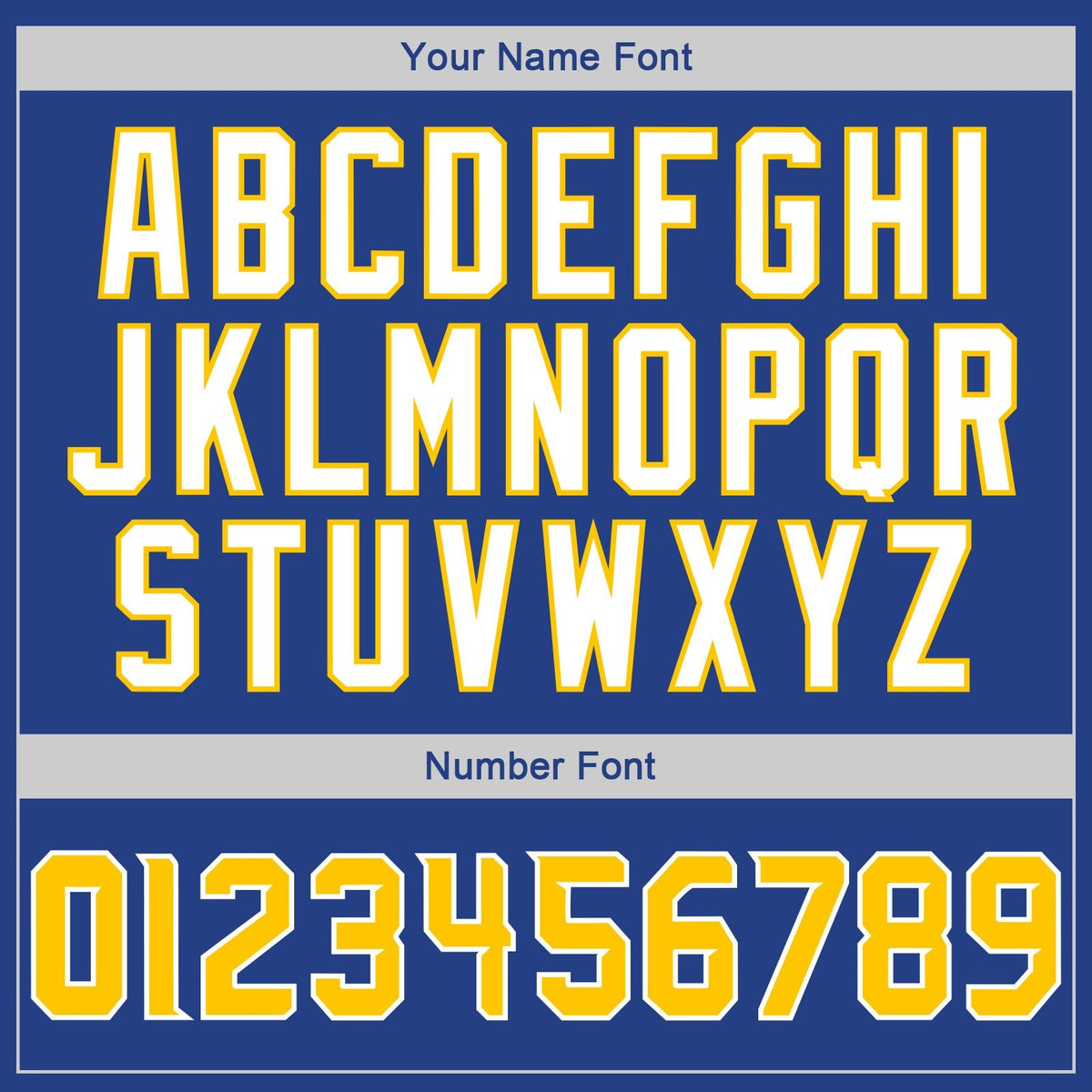 Custom Royal Yellow White Classic Style Uniform Pullover Fashion Hoodie